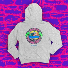 1987 Island Tour Full Zip Hoodie Heather Grey