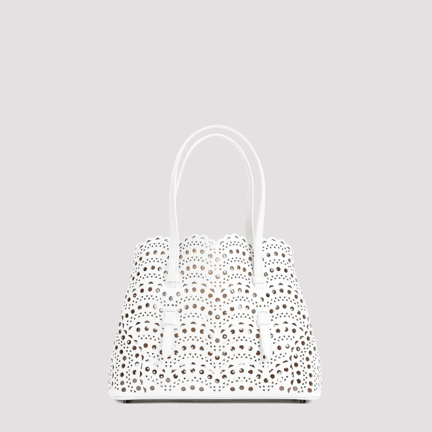 ALAIA Mini Leather Tote Bag - 25CM