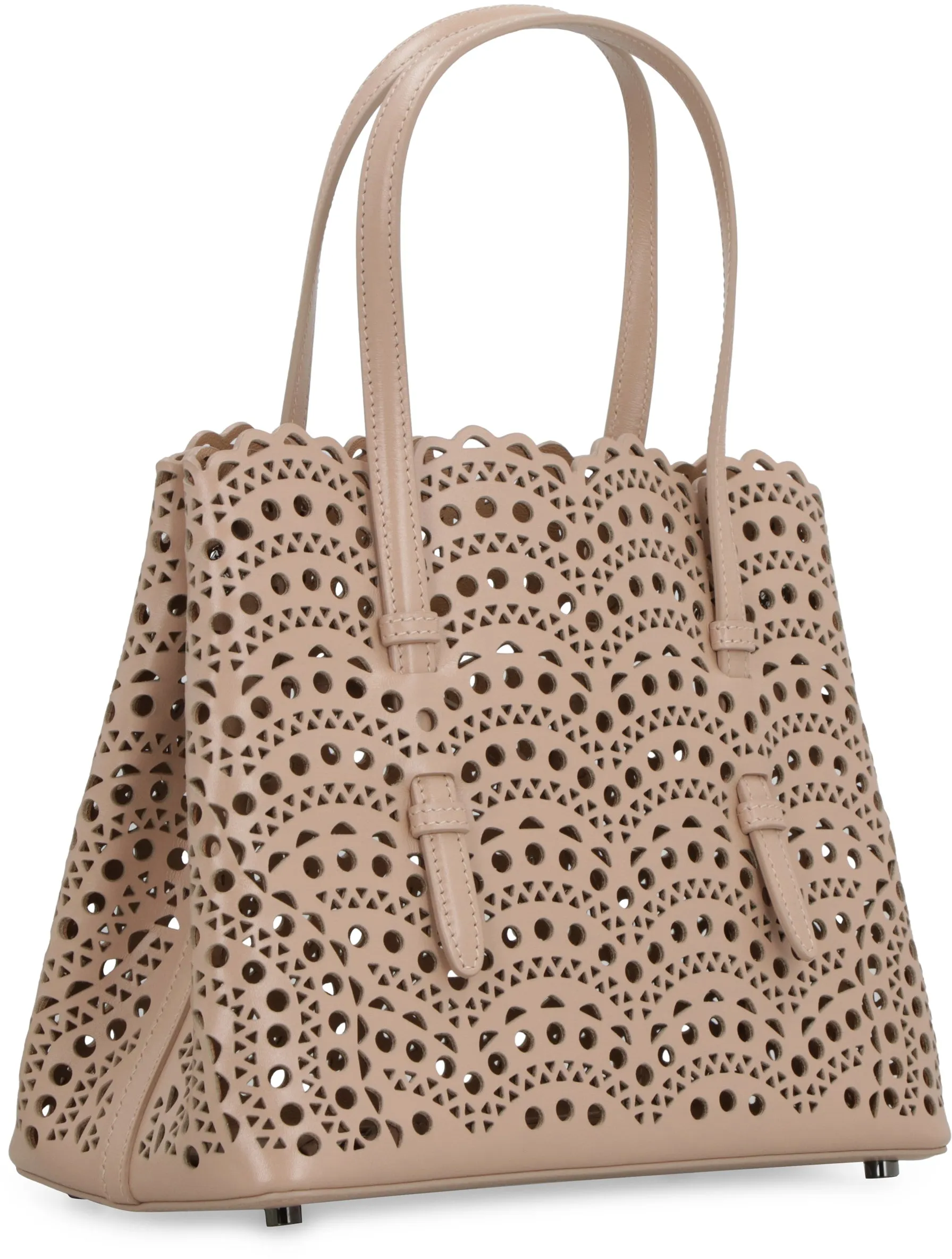 ALAIA Mini Leather Tote Bag - 25CM