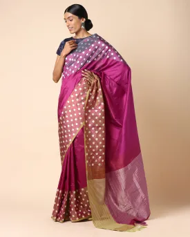 Ashni Cutwork Silk Saree