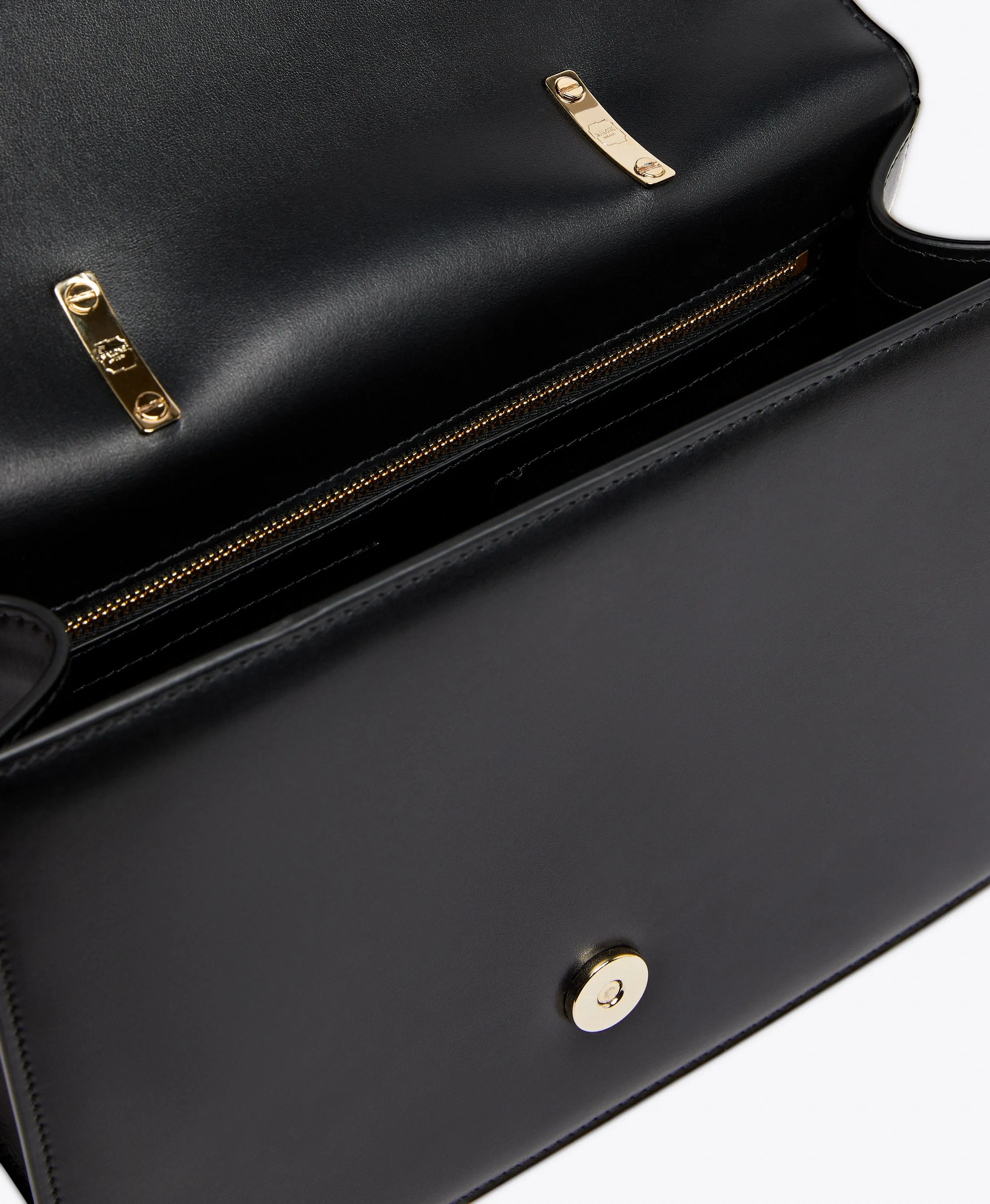 Audrey Black Leather Mini Handbag