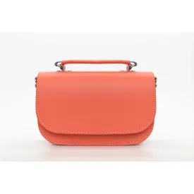 Aura Handmade Leather Bag - Coral