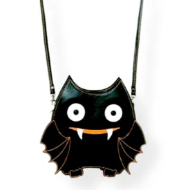 Black Baby Bat Crossbody Purse - Handbag