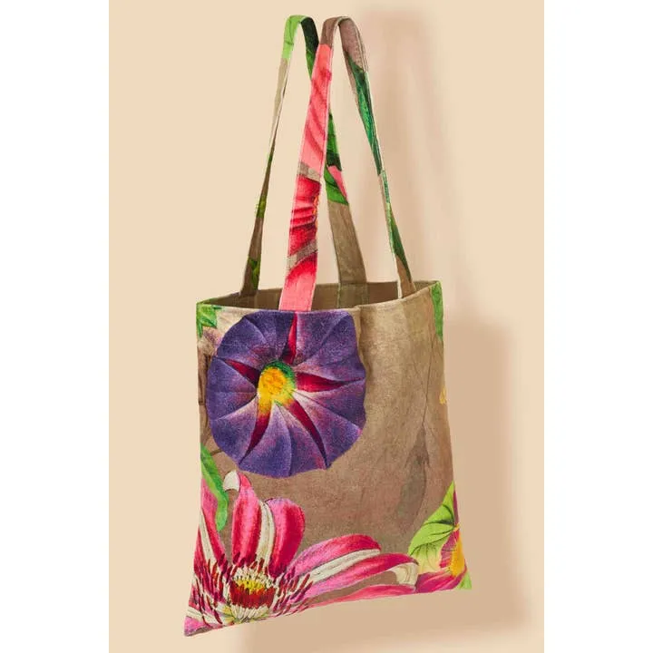 Botanicals Velvet Tote Bag