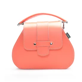 Celeste Handmade Leather Bag - Coral