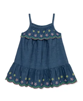 Chambray Woven Sundress- Toddler (2T-4T)