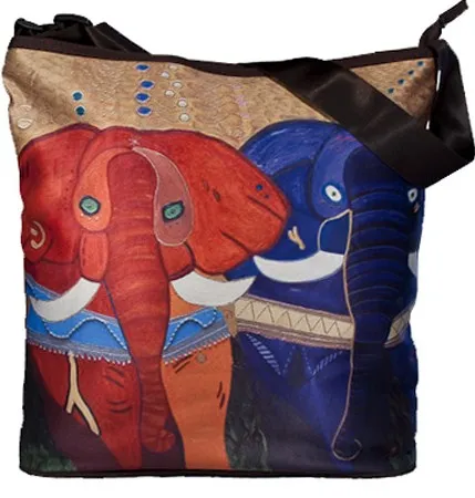 Elephant Large Cross Body Bag - Pride