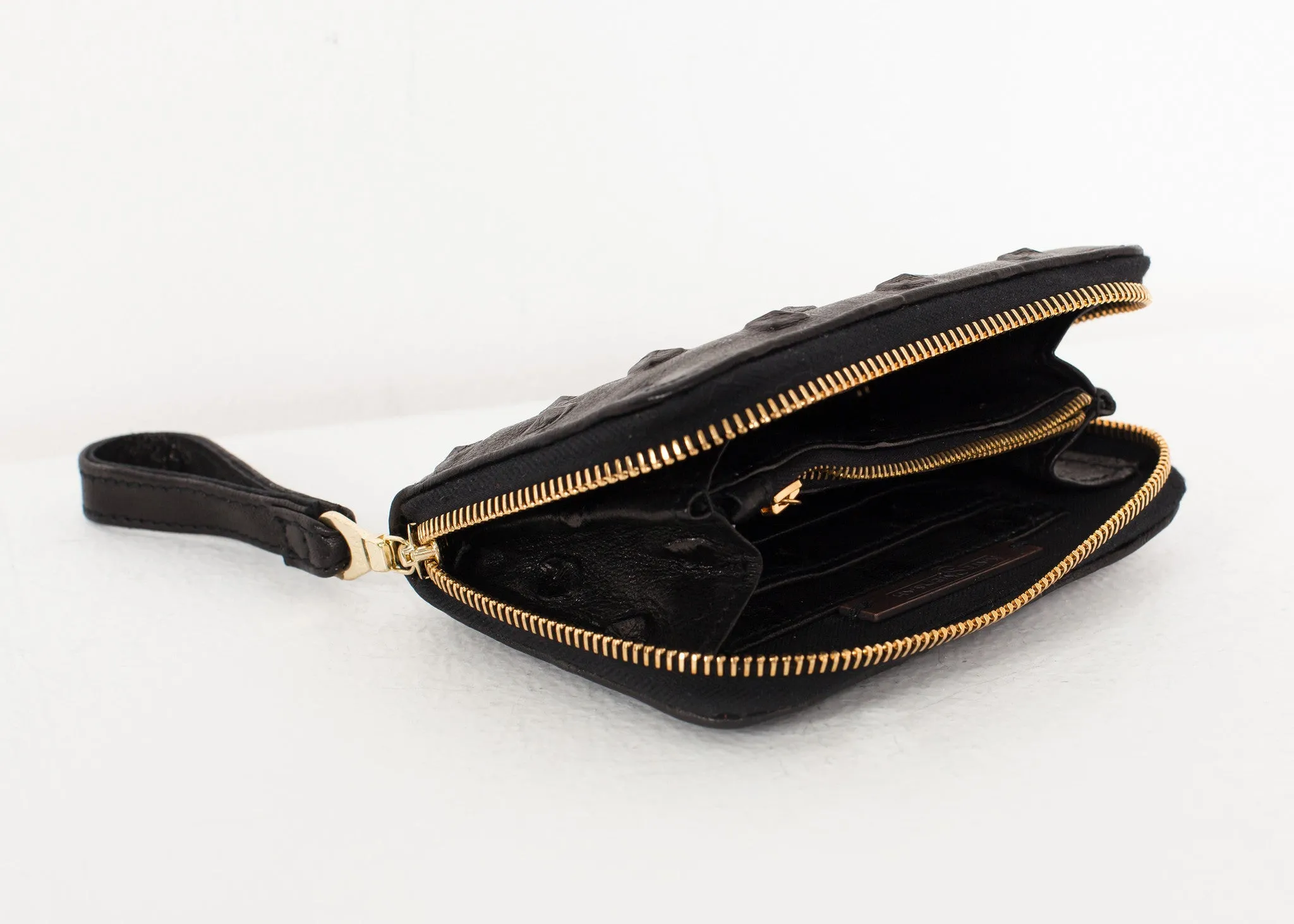 Elodie Leather Wallet in Black