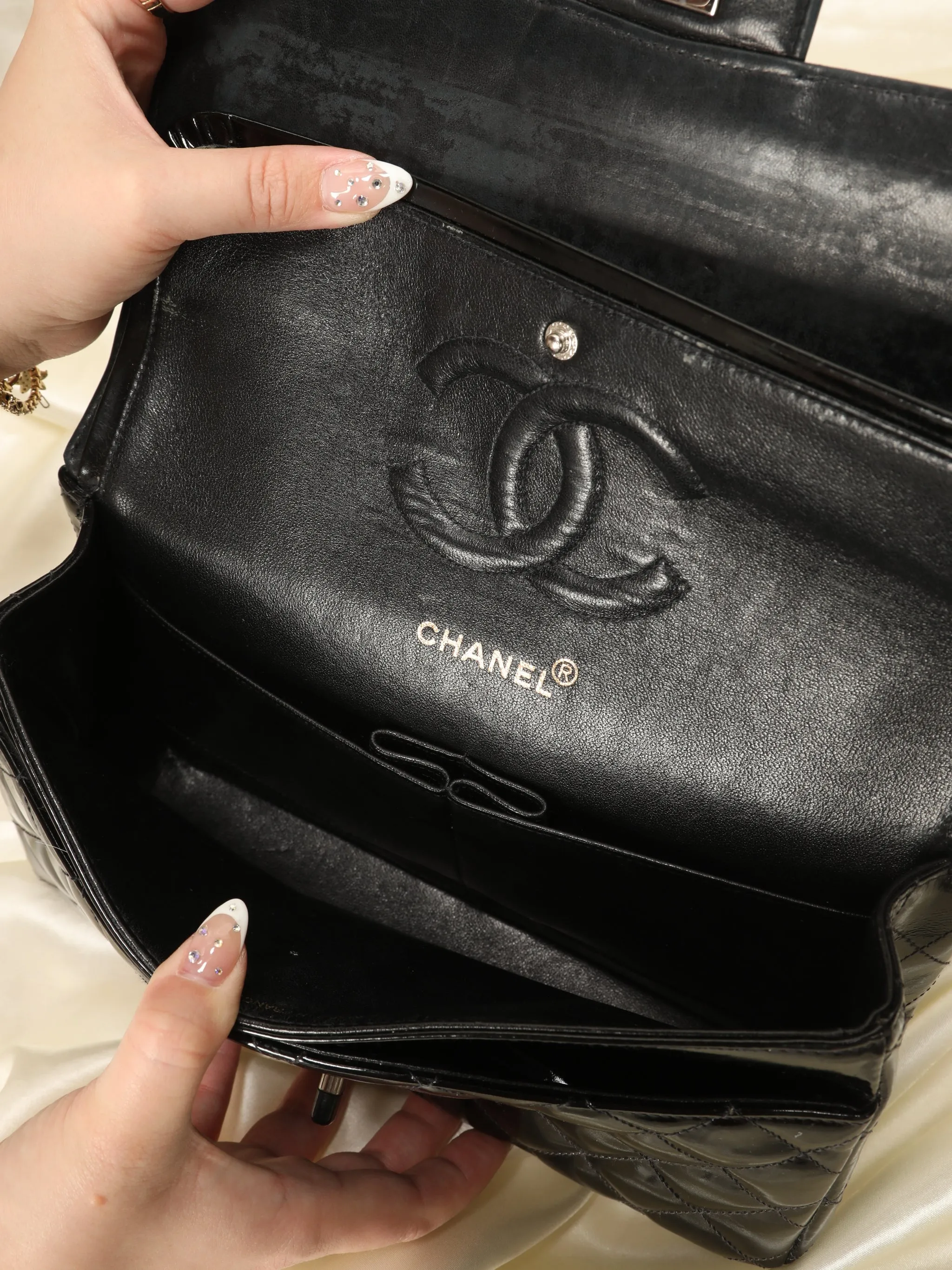 Extremely Rare CL Patent All Black Flap Bag