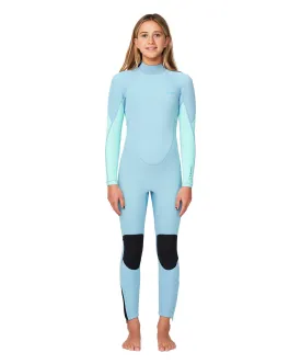 Girl's Reactor II 3/2mm Steamer Back Zip Wetsuit - Fog