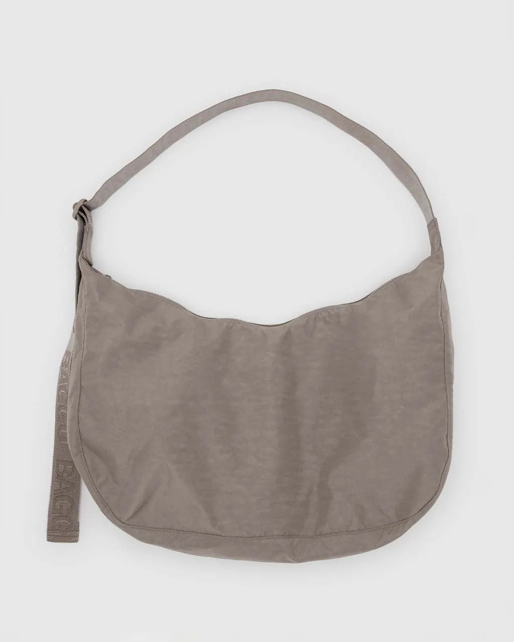 Large Nylon Crescent Bag - Dove