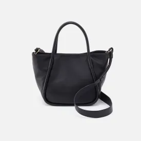 Margot Satchel In Pebbled Leather - Black