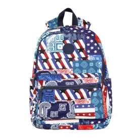 MWB-1002 Montana West Starts Stripes Paisley Print Backpack