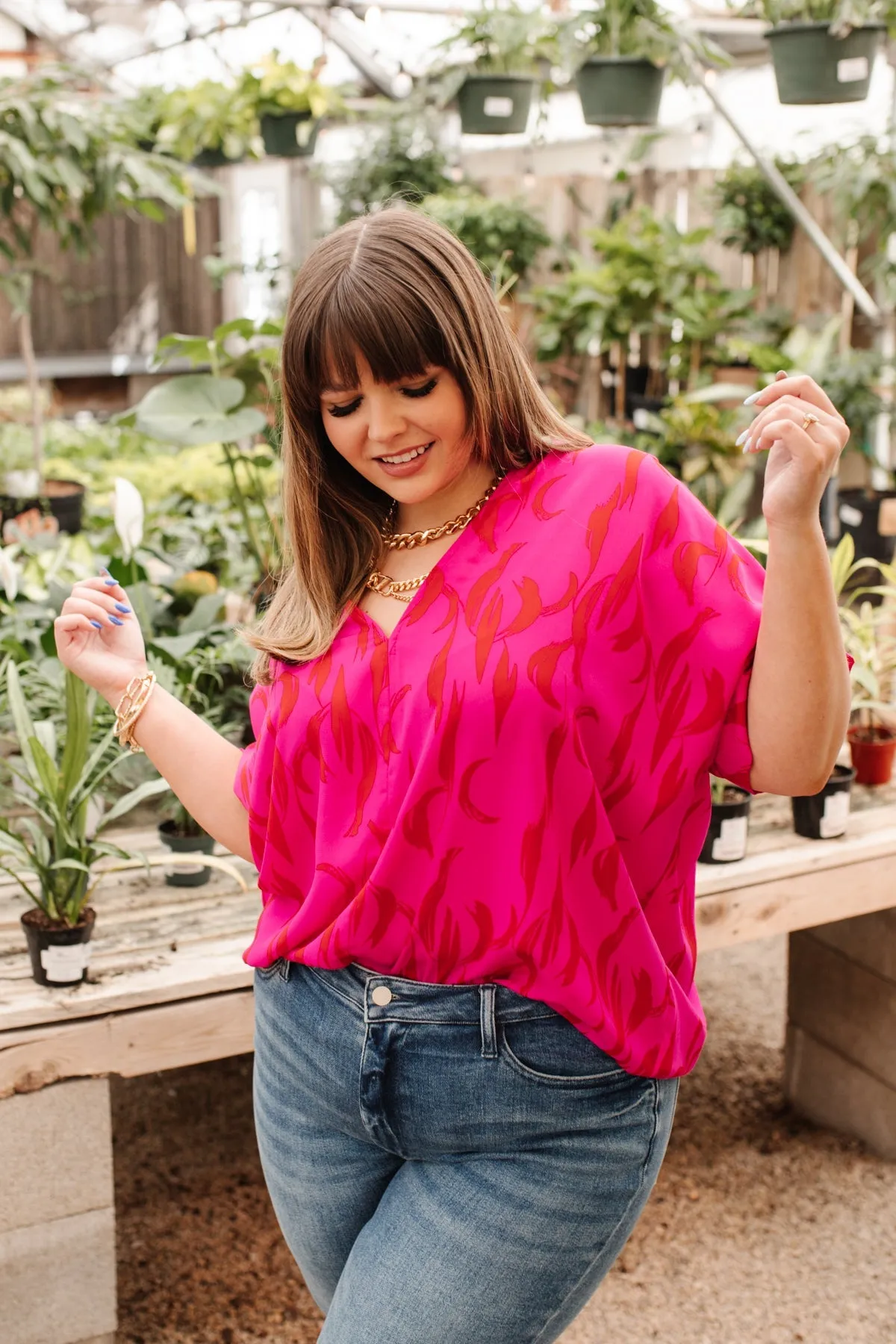 Pink Oasis Top