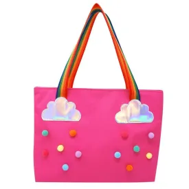 Rainbow Magic Tote Bag-Hot Pink