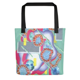 Rectangle Jelly Organism Tote bag