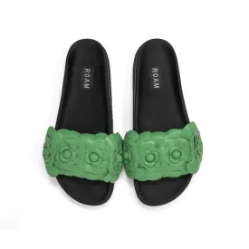 ROAM Fleur Slides - Kelly Green