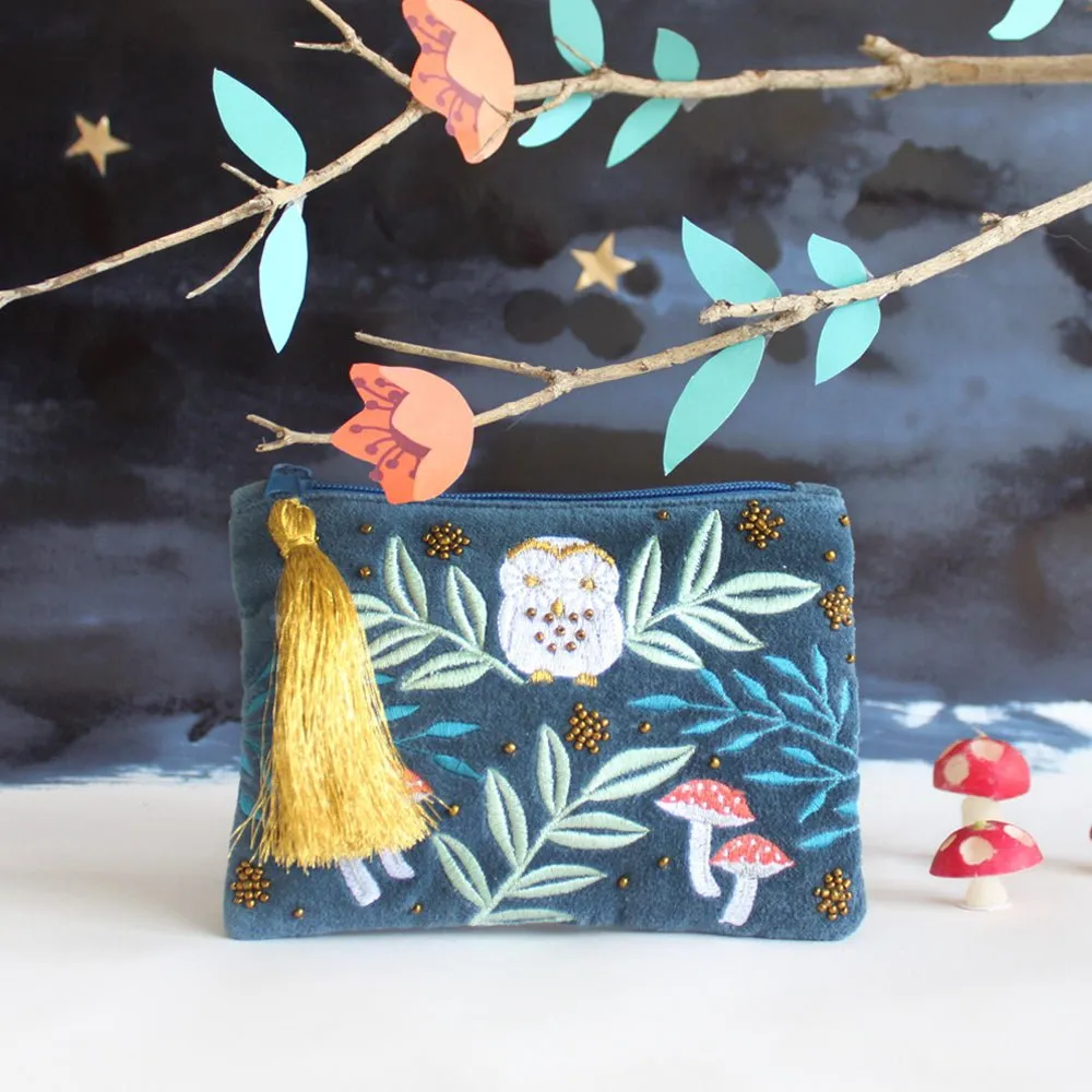 Secret Garden Owl Coin Purse