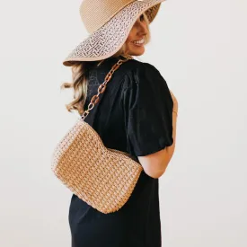 STAYCATION STRAW SHOULDER & CROSSBODY BAG