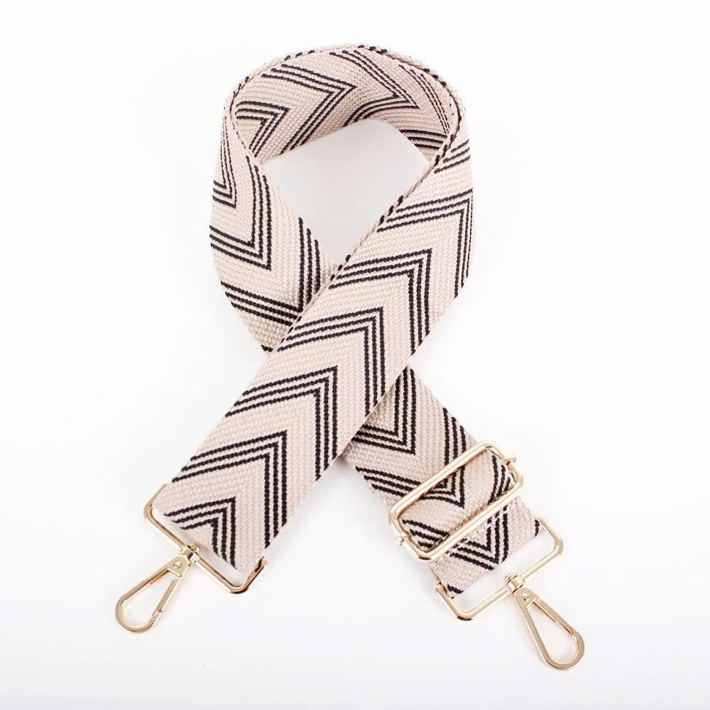 TG10233 Chevron Woven Print Guitar Strap