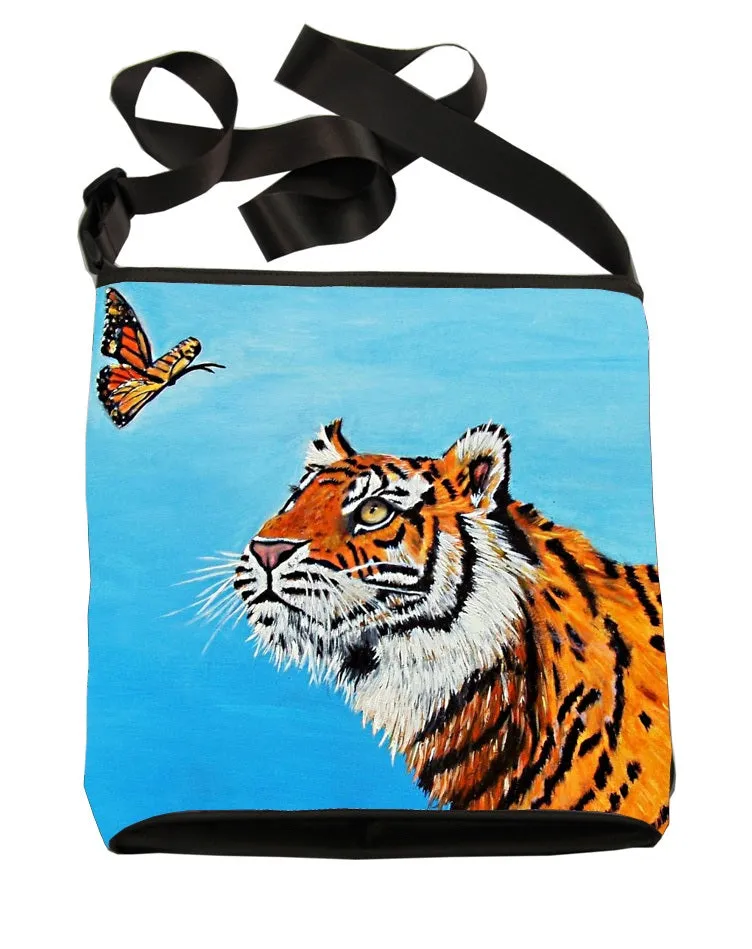 Tiger Large Cross Body Bag- Wonder