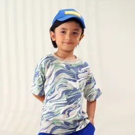 Tooney Marble Oversized Kids T-shirt