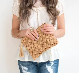 Woven Boho Clutch