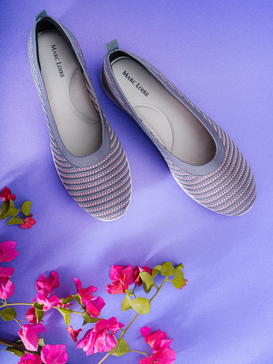 Woven Design Flat Ballerina